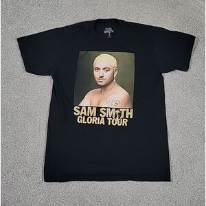 Sam‎ Smith Gloria Tour Black T Shirt Adult Sz MEDIUM